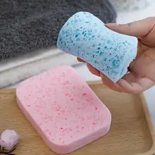 2Pcs Makeup Cosmetic Sponge VIBRANT GLAMOUR Natural Plant Fiber Face Puff Cleanse Washing Sponge Exfoliator Cleansing Spong Puff