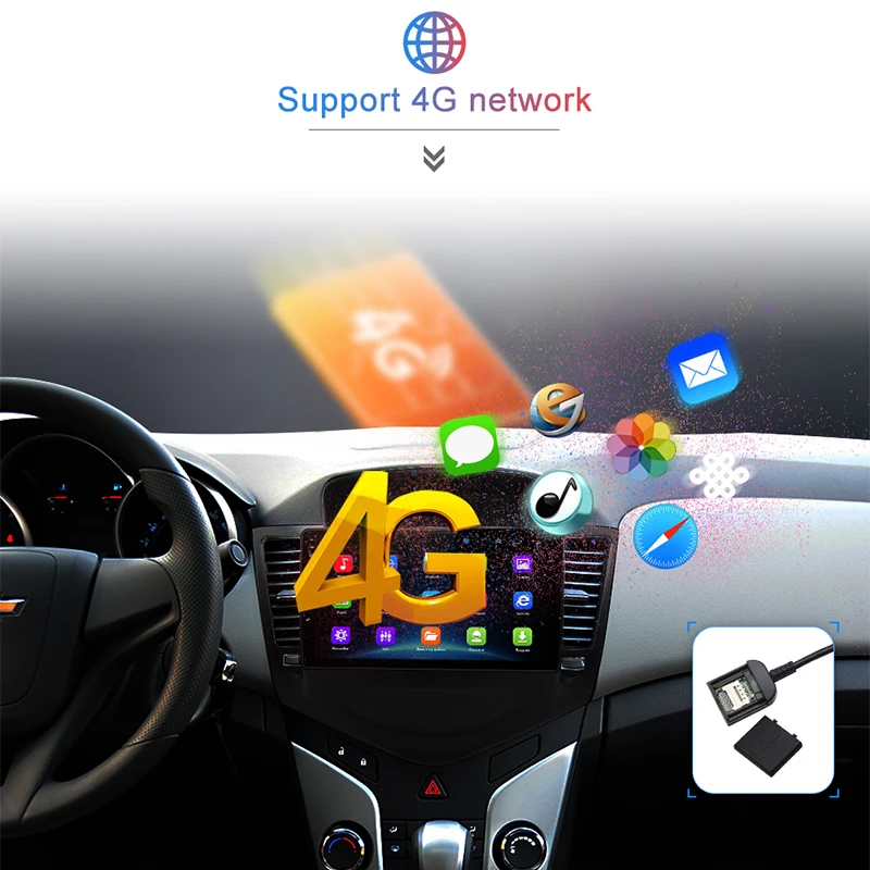 Clearance Junsun V1 2G +32G Android 9.0 For Chevrolet CRUZE 2009-2011 2012-2014 Car Radio Multimedia Video Player Navigation GPS 2 din dvd 5
