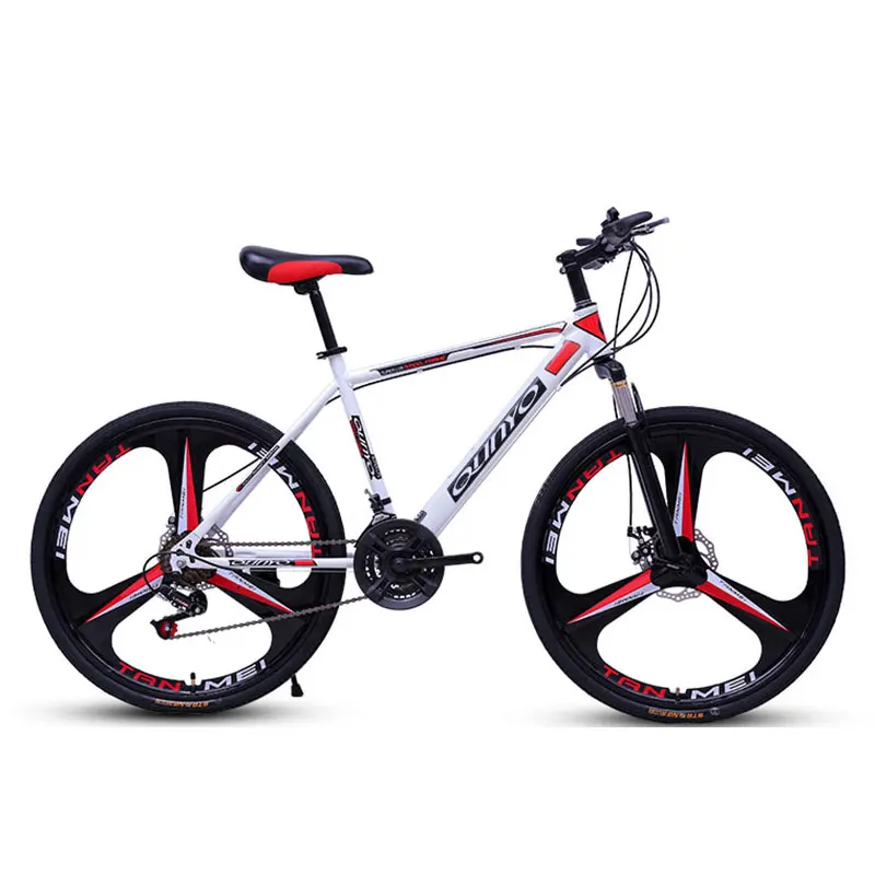 Bicycle Mountain Bike 24/27/30 Speed Mechanical Double Disc Brakes Adult Variable Speed Off Road Damping Bicycle