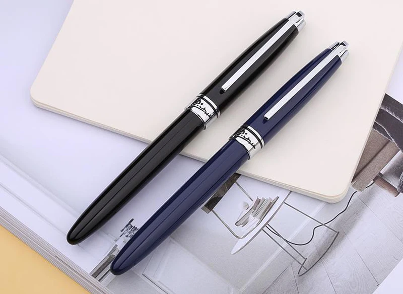 Picasso 912 Elegant Pimio Metal Roller Ball Pen Blue & Black Business Writing Pen No Gift Box