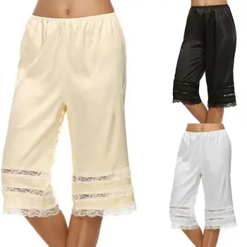 

Lady Summer Fashion Loose Solid Simple Sleep Bottoms Underwear Pettipants Knickers Breathable Soft Nightwear Casual Trousers