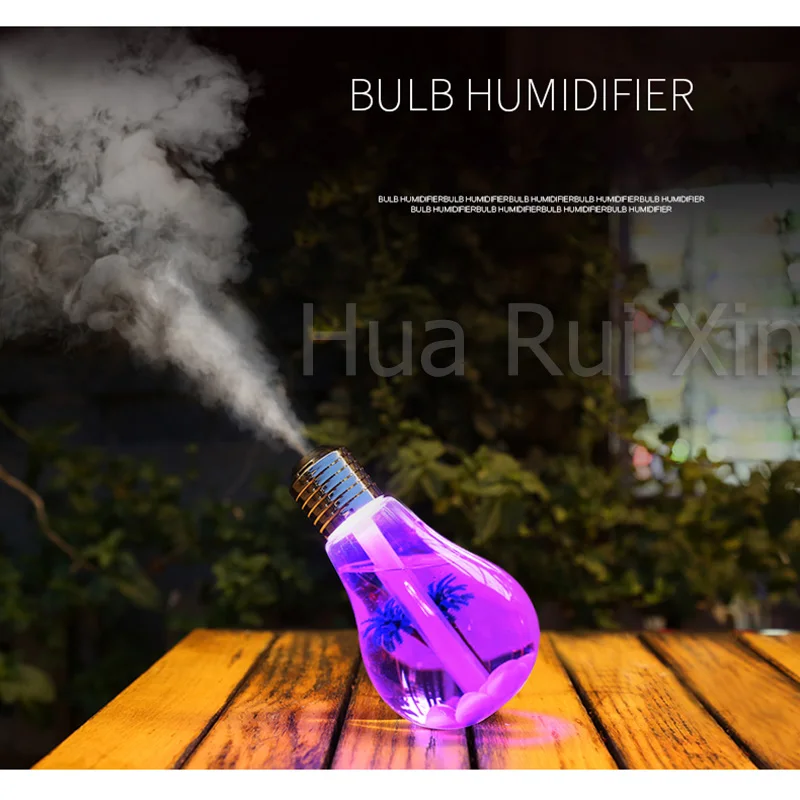 

USB LED Lamp Air Ultrasonic Humidifier for Home Essential Oil Diffuser Atomizer Air Freshener Mist Maker with LED Night Light