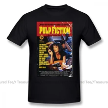 

Pulp Fiction T Shirt Pulp Fiction T-Shirt Short-Sleeve 100 Percent Cotton Tee Shirt Funny Streetwear Graphic Man Tshirt