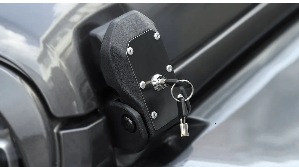 MOPAI замки капот для Jeep Wrangler JL+ автомобильный двигатель капот защелка с ключом замок комплект для Jeep Wrangler JL автомобильные аксессуары