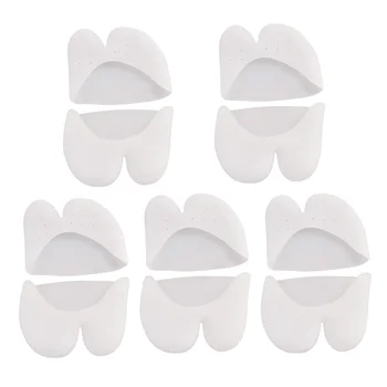 

5 Pairs Of Forefoot Pad Dance Toe Protector Silicone Ballet Pointet Pads Dance Shoe Toe Pads Forefoot Mats Toe Cap Protector