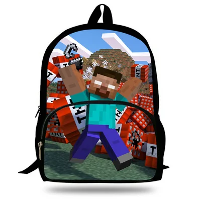 style 6 Горячая игра Mochila мальчиков школьная сумка мультфильм сети игры рюкзак дети Bookbag детей девочек Дорожная сумка - Цвет: style 6