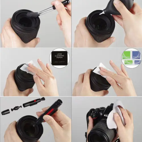 10 в 1 Профессиональный Очиститель объектива Комплект для DSLR Nikon Canon sony камера PC мобильный телефон чистый комплект оборудование без алкоголя
