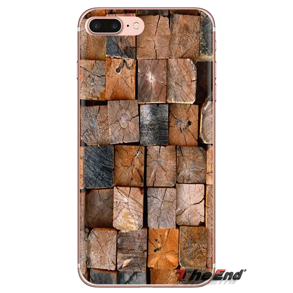 Wooden Wood Design For Samsung Galaxy S2 S3 S4 S5 MINI S6 S7 edge S8 S9 Plus Note 2 3 4 5 8 Coque Fundas Silicone Phone Bag Case |