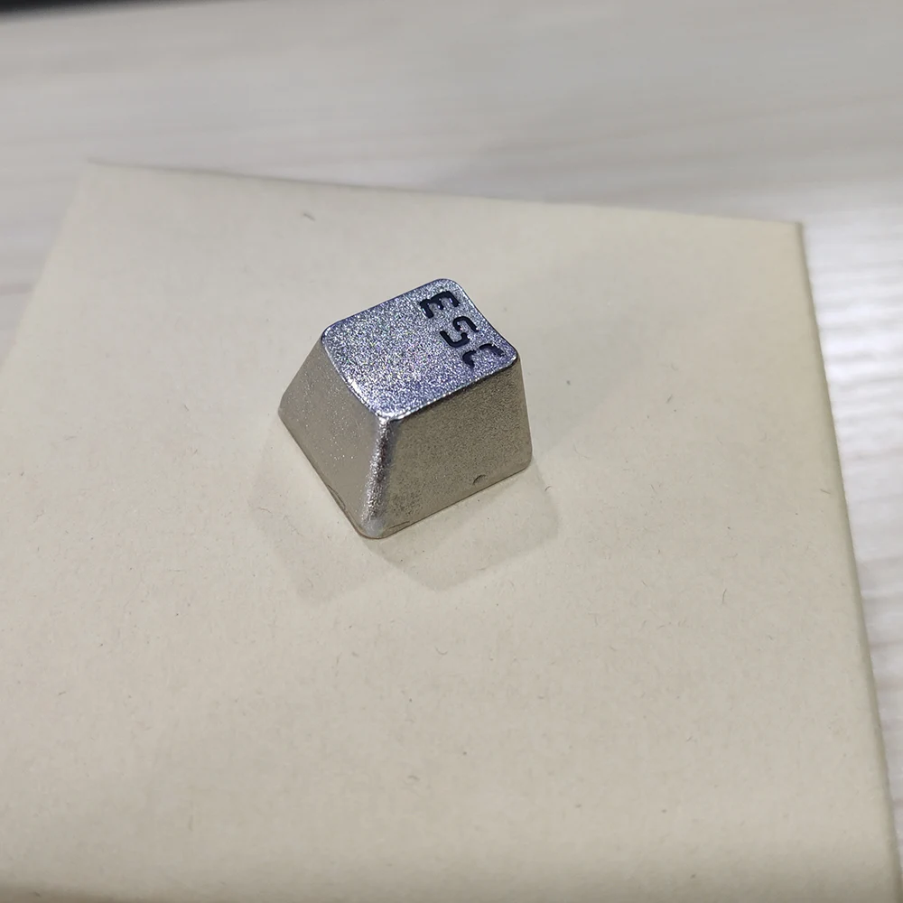 Серебристая металлическая подсветка ESC Keycap для Cherry Mx Switch Механическая игровая