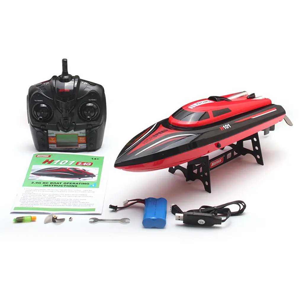 Skytech H101 пульт дистанционного управления, скоростная лодка, автоматическая, правая до 30 км/ч, RC, высокоскоростная гоночная лодка с ЖК-дисплеем, игрушка в подарок для детей