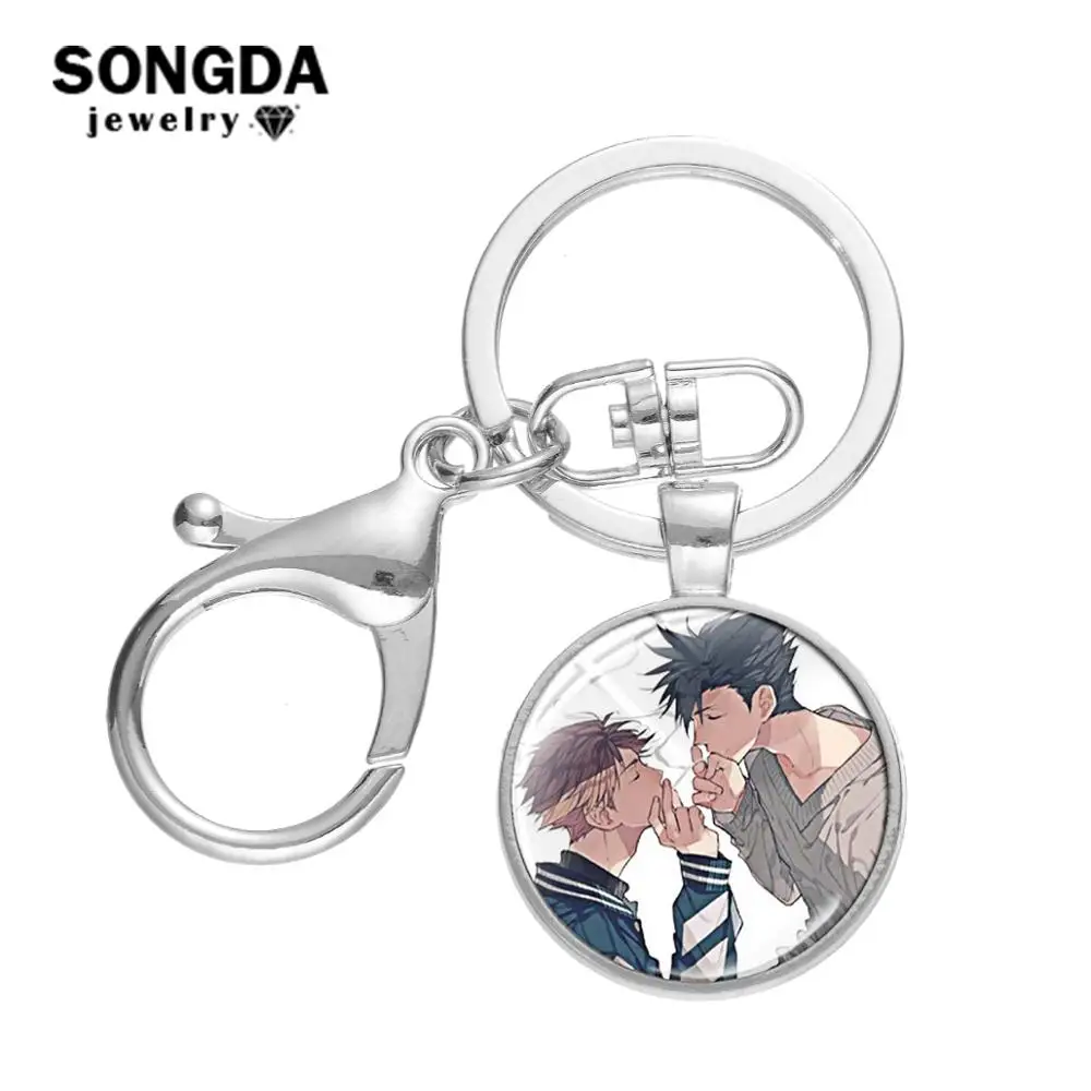 SONGDA Manga Haikyuu! Брелок ручной работы художественное фото Время драгоценный камень