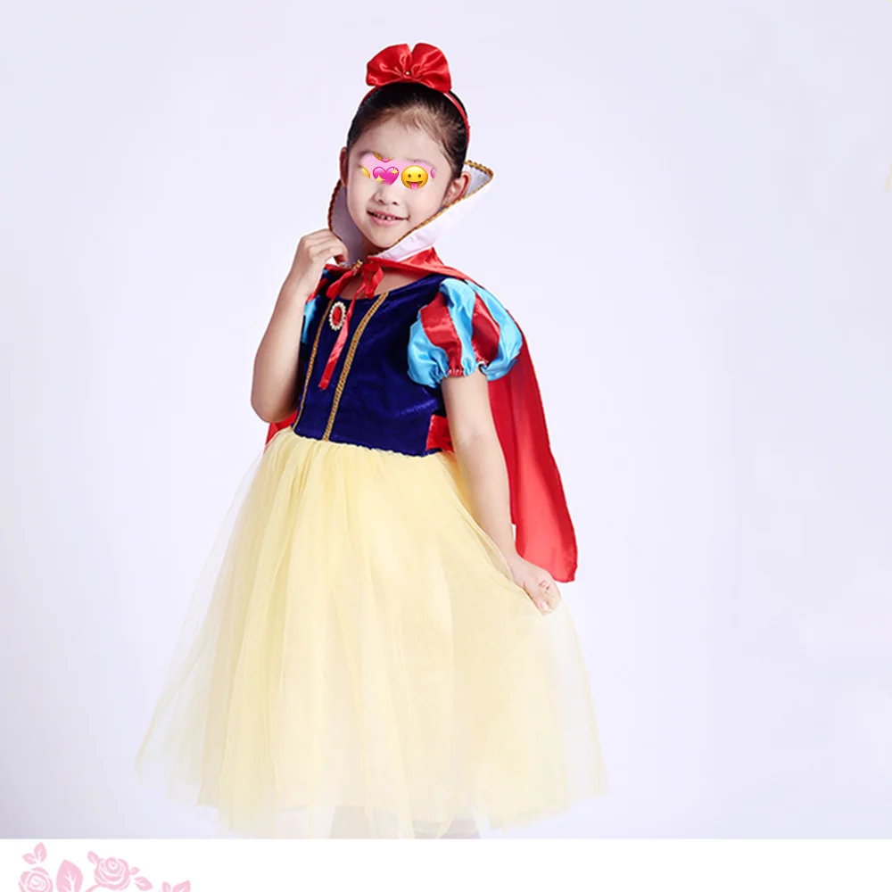 Платье для девочки; зимние, белый костюм Cosplay детское платье принцессы на шнуровке; нарядная детская одежда для маленьких девочек Смешные вечерние рождественское платье для девочек