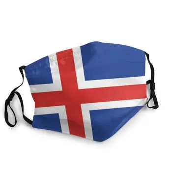 

Iceland Flag Men Women Reusable Face Mask Pattern Anti Haze Dust Mask Protection Cover Respirator Mouth Muffle