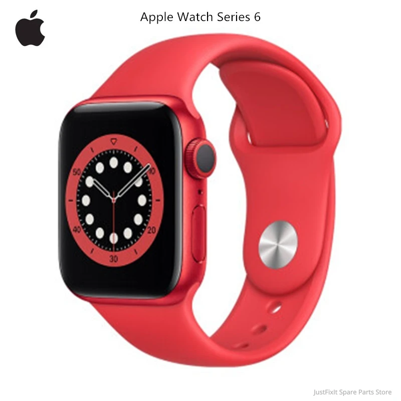 Jam Tangan Apple Asli Baru Seri 6 GPS 40MM/44MM Casing Aluminium dengan  Warna Baru Merah/Biru Gelang Olahraga Jam Tangan Pintar Denyut Jantung  Jarak Jauh|Jam Tangan pintar| - AliExpress