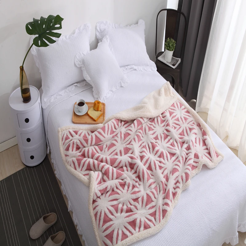 Soft Cover Blanket For Adult Casual double-deck Blanket High Quality Home Blanket Home Textile Supplies