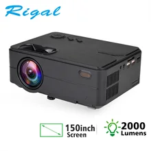 Rigal RD813 Mini projecteur LED WiFi multi-écran Proyector 2000 Lumen Portable cinéma maison cinéma intelligent 3D film HD projecteur(China)