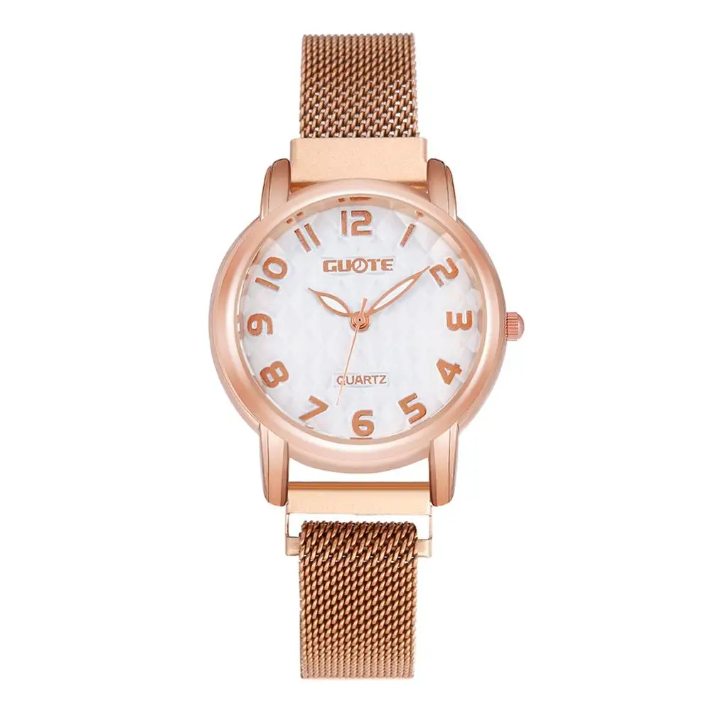Часы наручные женские кварцевые zegarka люксовый бренд аналоговые с магнитным