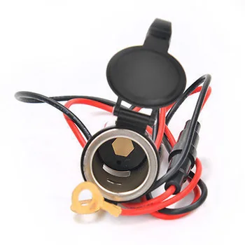

Hot Durable Stainless Steel Waterproof Multipurpose Motorcycle Car Female Cigarette Lighter Socket Boat Connector 12V Adapter 12