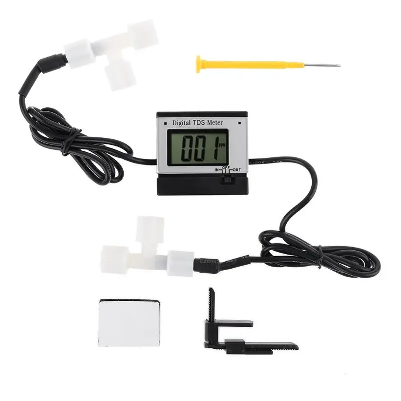 

Digital TDS Meter 0-1999PPM Water Quality Monitor Tester Dual Way High Level Probe 1mg/L PPM Accuracy +/-2%