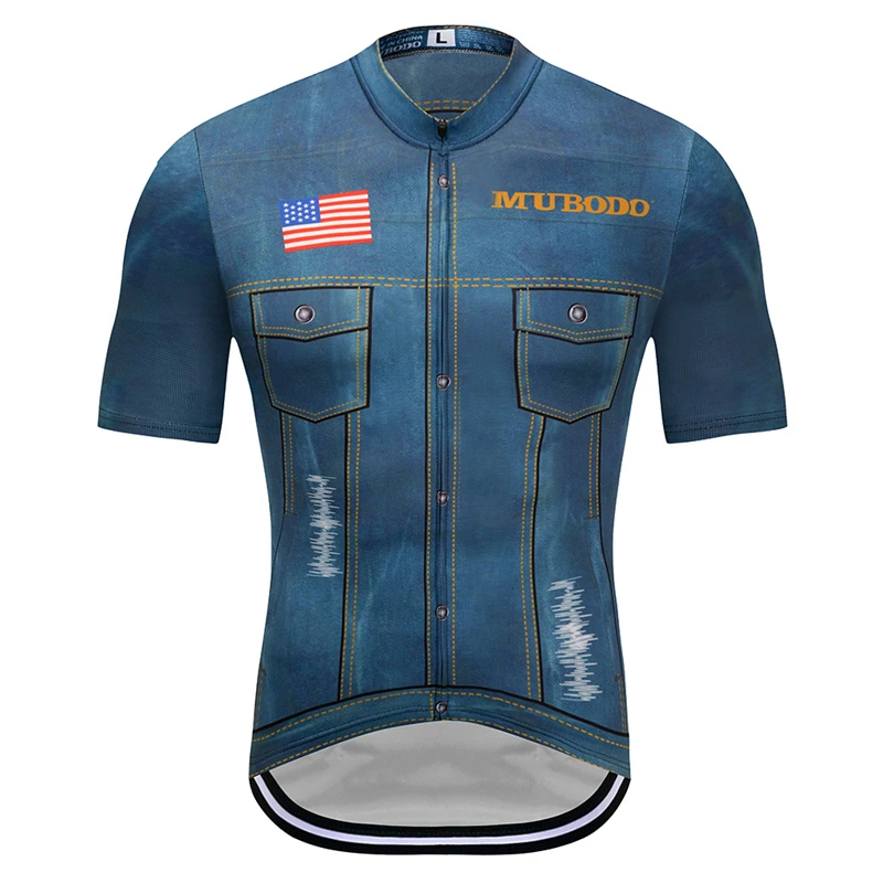 MU-003 roupa Велоспорт Джерси Mtb велосипедная одежда велокостюм из флиса короткий Майо Roupa Ropa De Ciclismo Hombre Verano велосипед Джерси - Цвет: MU-003