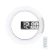 white clock 7 Colors Modern LED Digital Watch Alarm Clock Mirror Hollow Wall Clock Temperature Nightlight For Home Living Room Decorations silent clock Wall Clocks