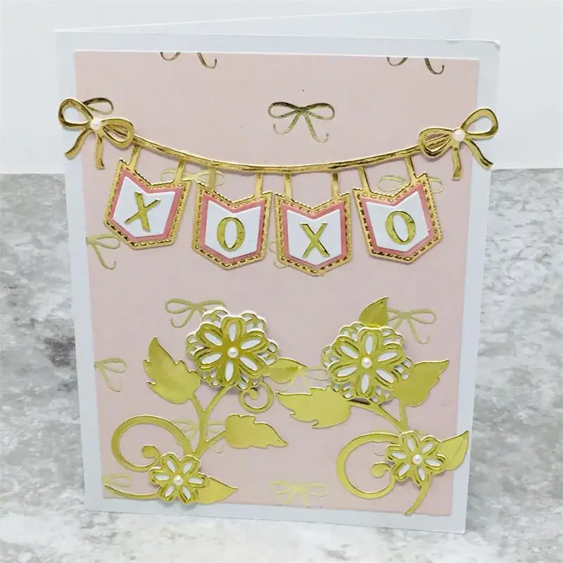 

VYUTXA Build Up Banner Metal Cutting Dies Stencils for DIY Scrapbooking/photo album Decorative Embossing DIY Paper Cards