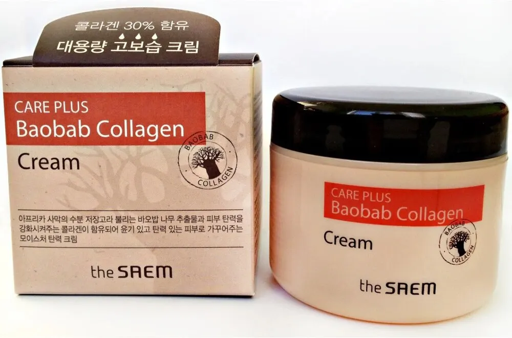 Крем универсальный The Saem CARE PLUS Baobab Collagen 100мл. | Красота и здоровье
