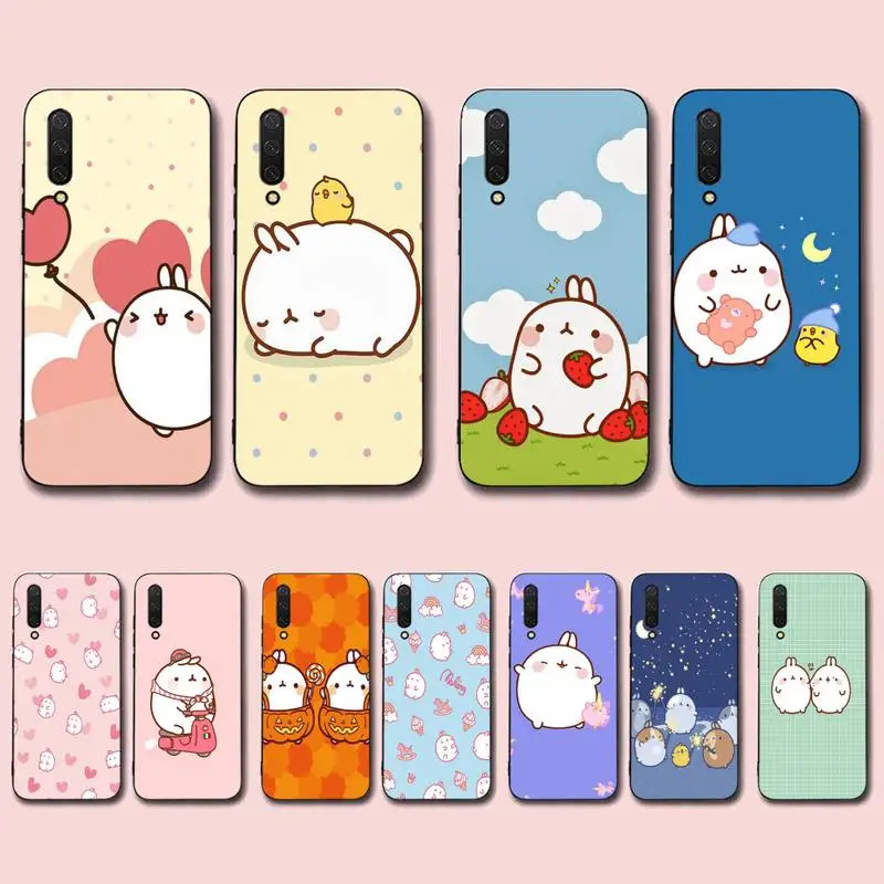 Yinuoda Kawaii Molang чехол для телефона Xiaomi mi 5 6 8 9 10 lite pro SE Mix 2s 3 F1 Max2 | Мобильные телефоны и