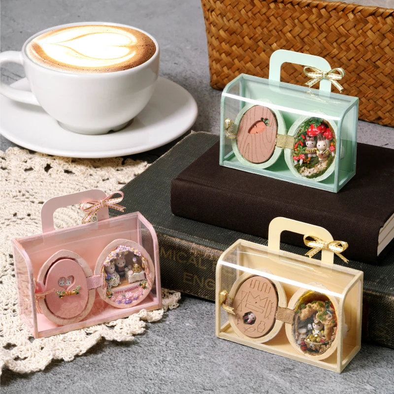 Кукольный домик деревянная миниатюрная поделка кукольный набор ремесел сборная