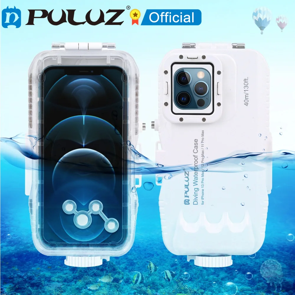 PULUZ 40 м/130 футов водонепроницаемый корпус для дайвинга фото-и видеосъемки