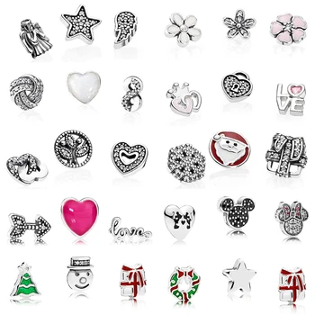 

NEW 100% 925 Sterling Silver Pendant Magnetic DIY Living Memory Floating Locket Hallowmas Accessories Charms Necklace jewelry