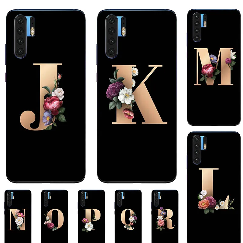 For Huawei P30 Pro Plus 6.2&quot Case Lite Nova 4E Funny Custom Letter Couple Cover Fashion Black TPU Soft Phone Coque | Мобильные