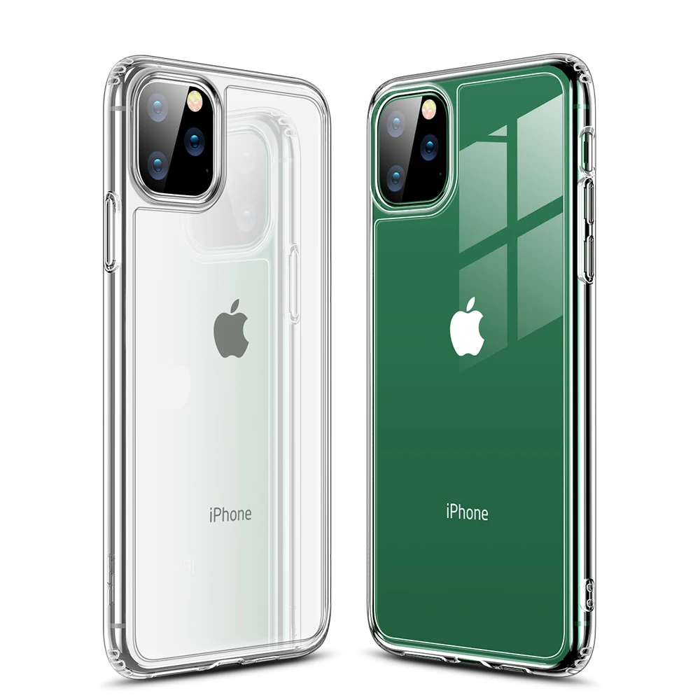 ESR Tempered Glass Case for iPhone 11 11Pro Max Shockproof Luxury Bumper Case for iPhone 11 Pro Max Mirror Cover Glass Cases