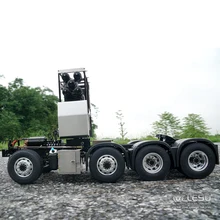 LESU 8x8 металлический шасси для TAMIYA 1/14 RC Benz 1851 3363 тягач