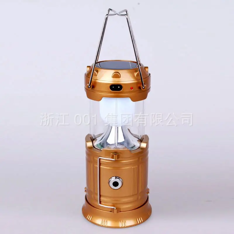 

001led Multi-functional Solar Lanterns Lantern Fishing Lights Camping Light Pull Light