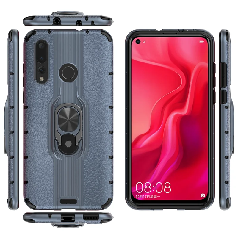 Чехол для huawei Nova 4 чехол кольцо Броня магнитный держатель ударопрочный мягкие чехлы для телефона для huawei Nova 4 Чехлы Роскошные
