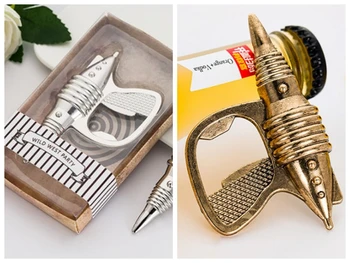 

(25 Pcs/lot) Gun design wedding souvenirs of Pistol Bottle opener favor for Event and Party decorations and Wedding giveaways