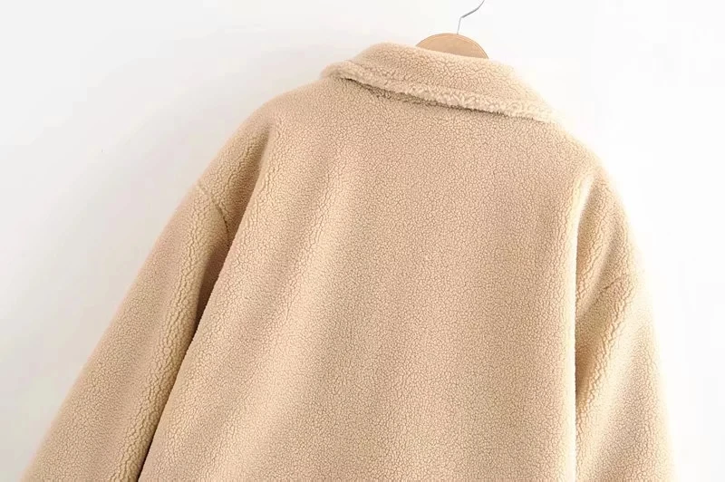 Увядшая зимняя женская куртка casaco feminino, английский винтажный большой размер, высокая уличная куртка-бомбер из искусственной шерсти, Короткое женское пальто