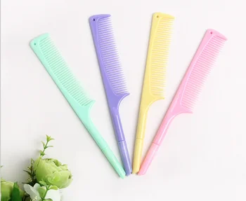 

Ball Pen 120pcs/Lot 0.5mm Wholesale Creative Comb Shaped Ballpoint Pen Writing Supplies Office Stationery BP121