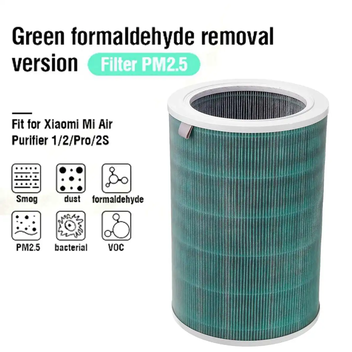 

PM2.5 Carbon Hepa Filter replacement For Xiaomi mi 1/2/2S Pro Purifier Filter home remove dust formaldehyde