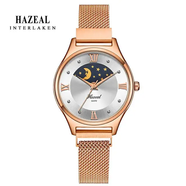 Switzerland Luxury Women Watches Moon Face Ladies Wristwatch Original  Design Japan Quartz relógio feminino monther day gift