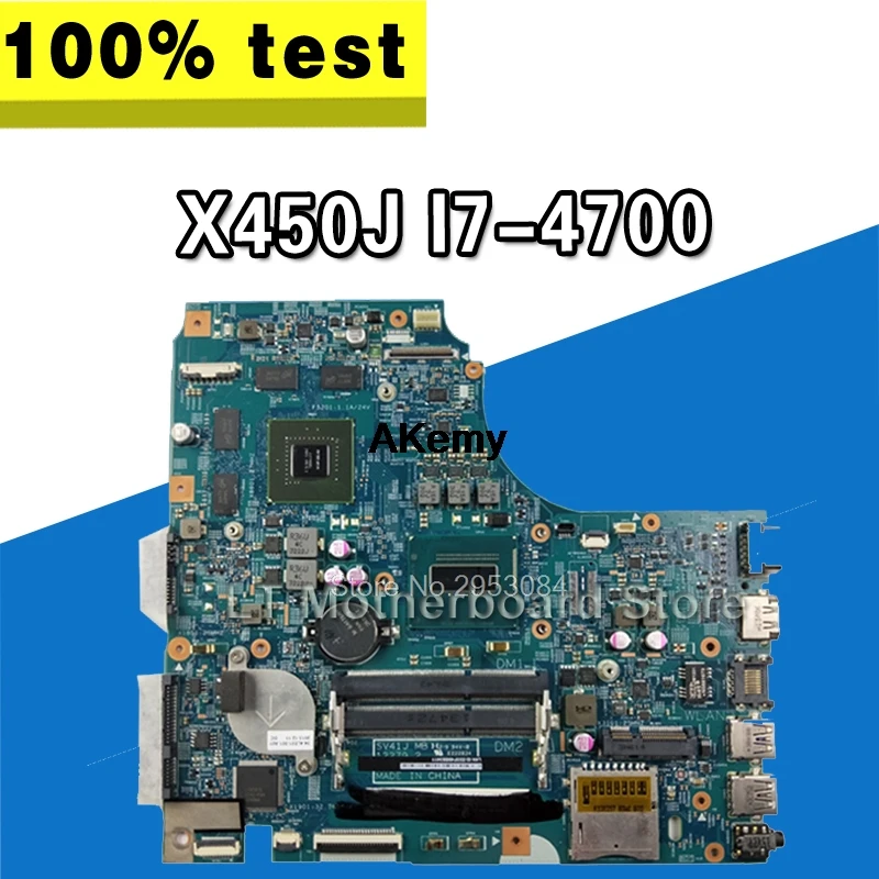 X450J материнская плата для ASUS K450J A450J X450J X450JF F450J SV41J Материнская плата ноутбука X450J плата X450J тест материнских плат ОК