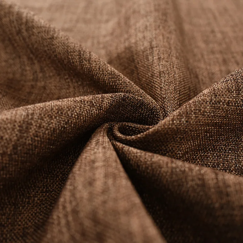 Льняная фотобумага для гостиной темно синяя однотонная занавеска окна спальни