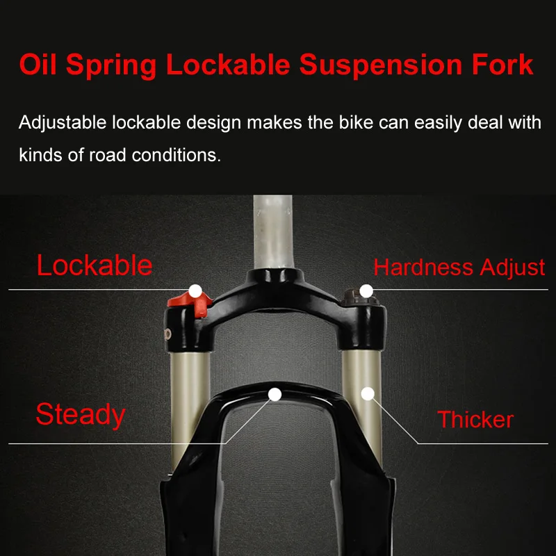 26 Inch 7 Speed Electric Bicycle 5 Grade Pedal Assist 48V Strong Battery Mountain Bike, with 3.5 Inches Big LCD Display