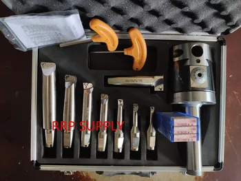 Buy Taper MT4, 1pc NBH2084 Boring Head+1pc MT4 Boring Shank+8pcs Boring Bar+3 Boxes Inserts, Accuracy 0.01mm, Boring Range: 8-280mm