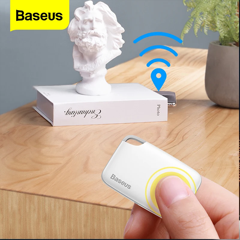 Мини gps трекер Baseus Bluetooth для домашних животных собак кошек ключей телефонов детей
