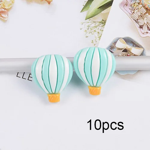Blue 10pcs Счастливый обезьяна 1/5/10 шт Slime Добавки Новая смола воздушный шар талисманы DIY Kit украшения наполнитель для облако ясно Хрустящие Slime глина - Цвет: Blue 10pcs