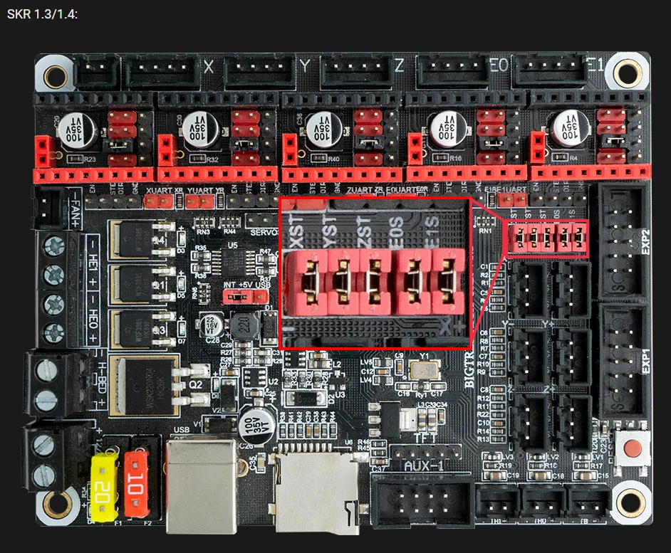 Makerbase MKS TMC2209 2209 Stepper Motor Driver StepStick 3d printer parts 2.5A UART ultra silent For SGen_L Gen_L Robin Nano seiko print head