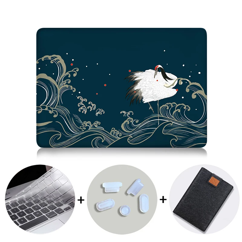 MB09 Чехол MTT для ноутбука Macbook Air Pro retina 11 12 13 15, жесткий чехол с сенсорной панелью для mac book Pro 13,3, 15,4 дюймов, сумка для ноутбука - Цвет: MB09