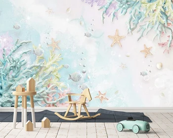 

[Self-Adhesive] 3D Coral And Fish 454548 Wall Paper mural Wall Print Decal Wall Murals